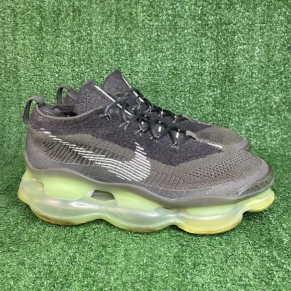 Nike Air Max Scorpion Flyknit Men Shoes DJ4701-300 Jade Horizon/Volt Size 12